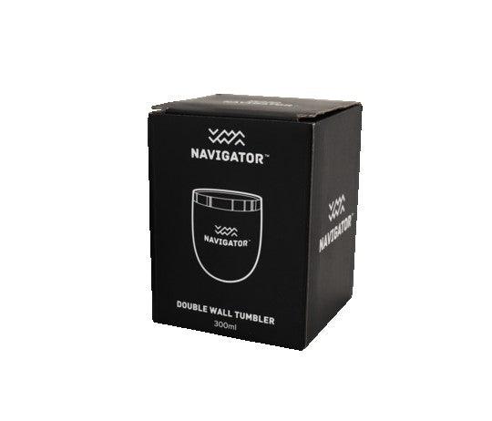 Navigator Gear Double Wall Tumbler - Stainless Steel Black - Everything Caravans