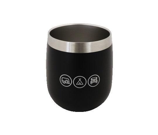 Navigator Gear Double Wall Tumbler - Stainless Steel Black - Everything Caravans