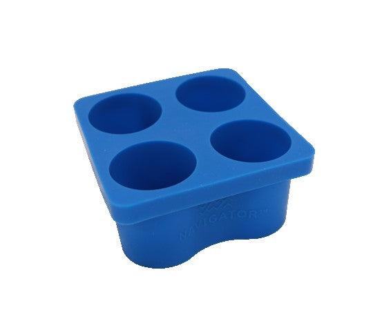 Navigator Gear Silicone Ice Tray - Blue Silicone - Everything Caravans