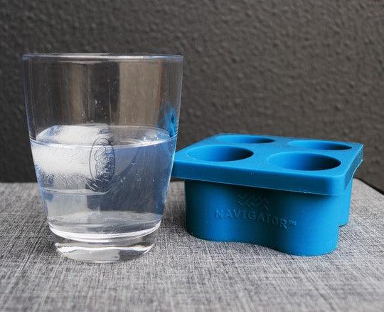 Navigator Gear Silicone Ice Tray - Blue Silicone - Everything Caravans
