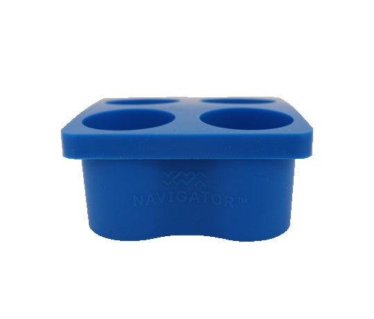Navigator Gear Silicone Ice Tray - Blue Silicone - Everything Caravans