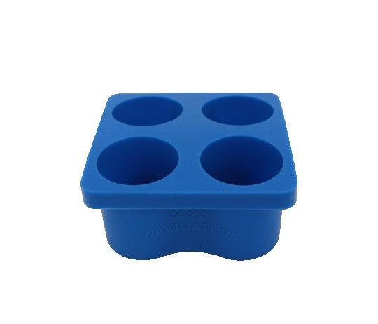 Navigator Gear Silicone Ice Tray - Blue Silicone - Everything Caravans