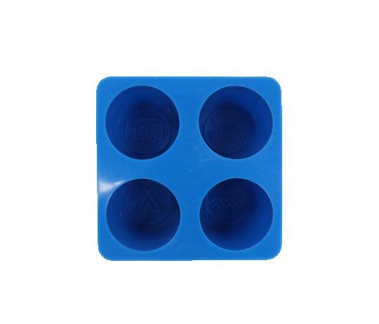 Navigator Gear Silicone Ice Tray - Blue Silicone - Everything Caravans