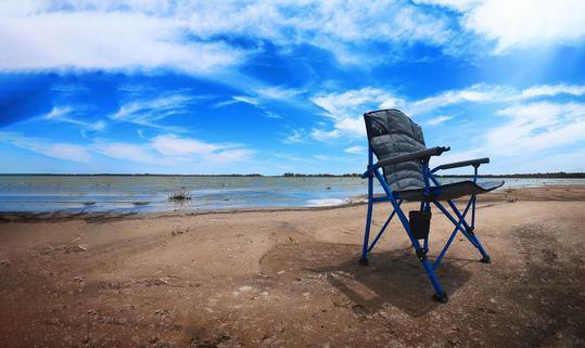 Navigator Gear the Nowhere Chair Adults 150Kg Blue Grey - Everything Caravans