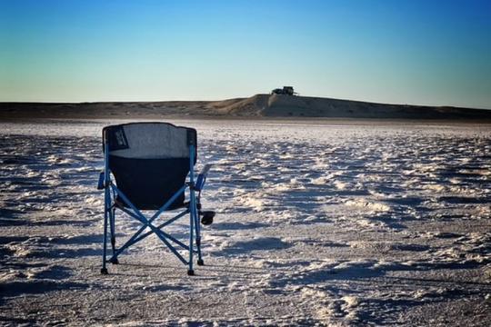 Navigator Gear the Nowhere Chair Adults 150Kg Blue Grey - Everything Caravans