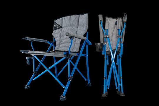 Navigator Gear the Nowhere Chair Kids 6 to 12 YRS Blue Grey - Everything Caravans