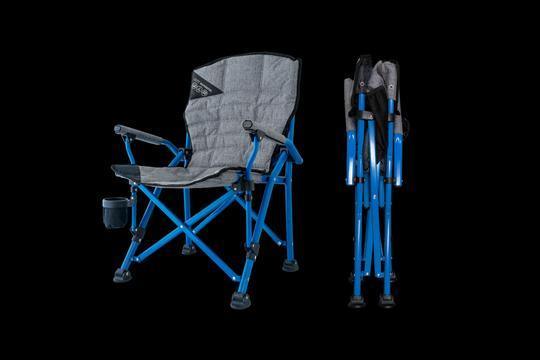 Navigator Gear the Nowhere Chair Kids 6 to 12 YRS Blue Grey - Everything Caravans