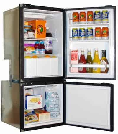 Nova Kool RFU6209 DC 151 Litre Upright Fridge Freezer - Everything Caravans