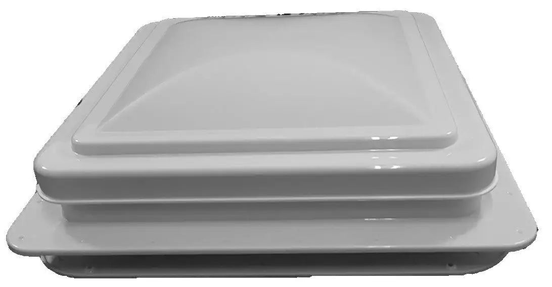 Ozvent 14" x 14" Hatch with 12volt Fan - for Van Roof - 10015 - Everything Caravans