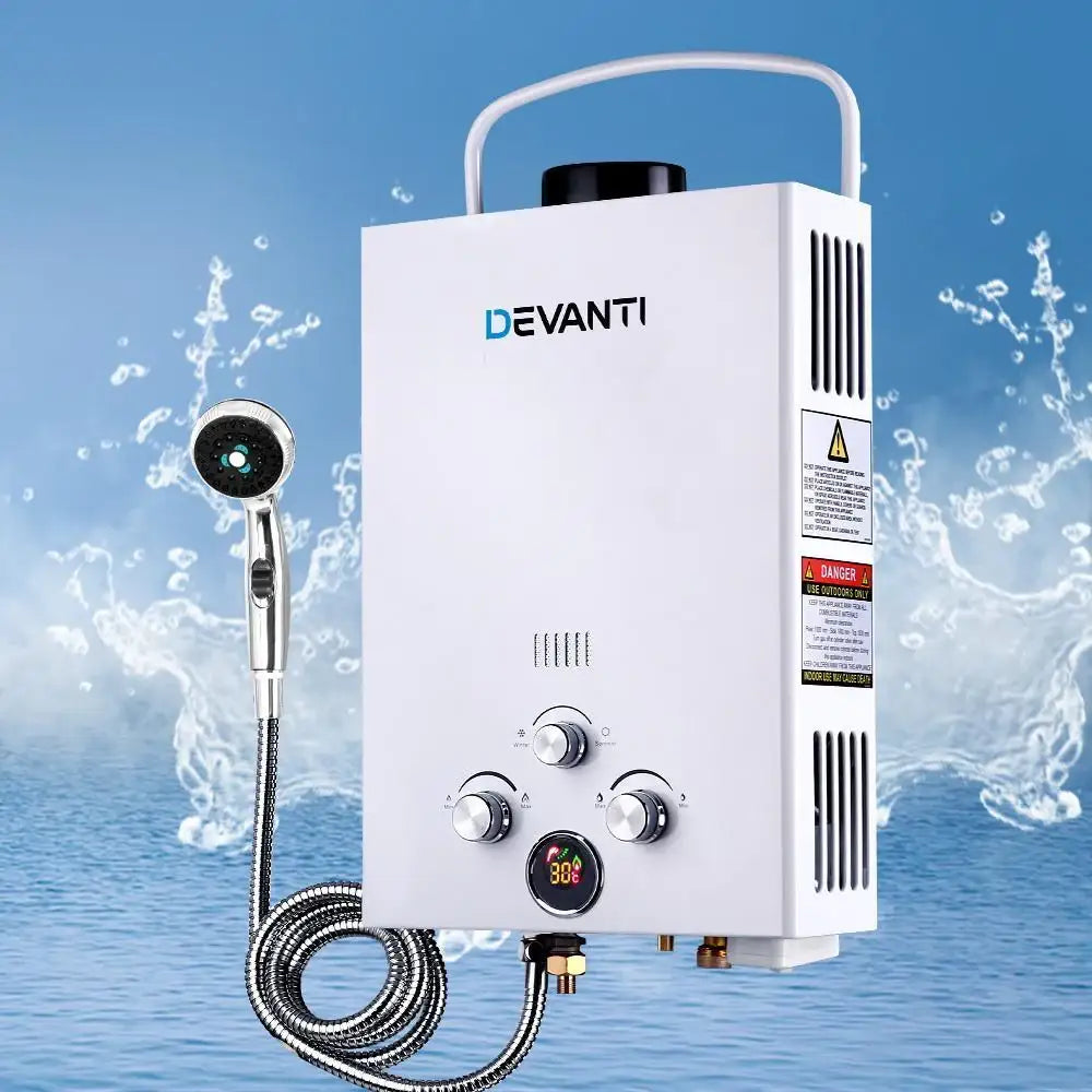 Outdoor Gas Water Heater - Everything Caravans