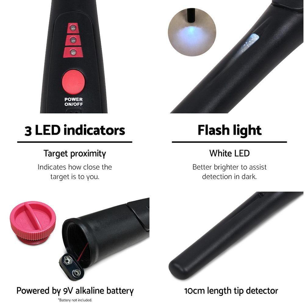 Pinpointer Metal Detector Black - Everything Caravans