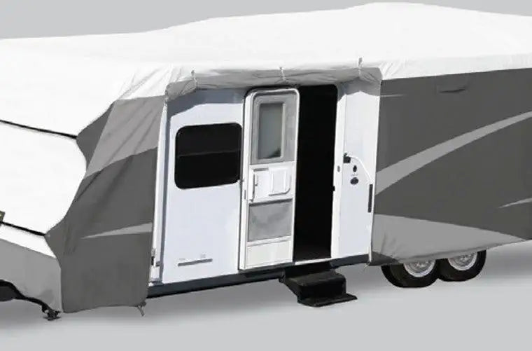 Poptop Caravan Cover 16Ft to 18Ft ADCO Olefin HD 3 Yr Warranty UV Stabilized - Everything Caravans