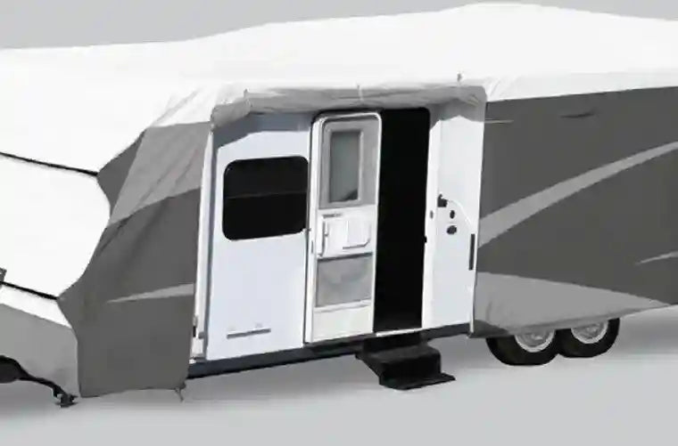 Poptop Caravan Cover 16Ft to 18Ft ADCO Olefin HD 3 Yr Warranty UV Stabilized - Everything Caravans