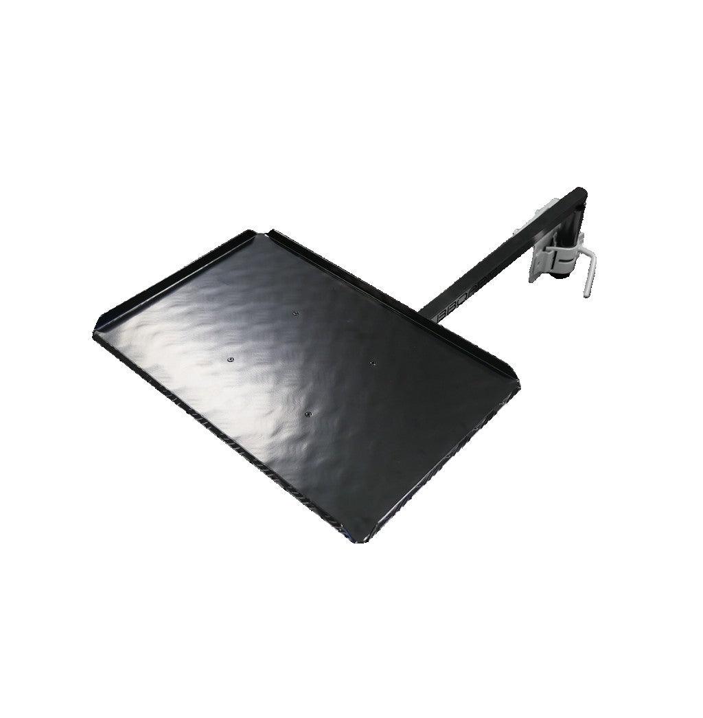 BBQArm Kit Black 850mm Arm Regular Size Tray for Weber Baby Q or Similar - Everything Caravans