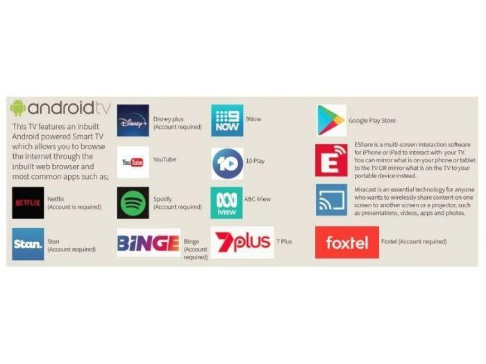 RV Media Evolution 32 inch Full HD Led Smart TV with Bluetooth - 12v / 24V / 240v - No longer Available - Everything Caravans