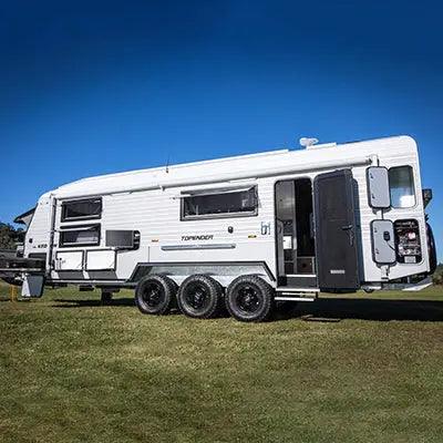 Redfoot Hydraulic Flip Levelling System with Remote for Caravans - Everything Caravans