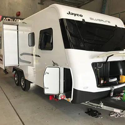 Redfoot Hydraulic Flip Levelling System with Remote for Caravans - Everything Caravans