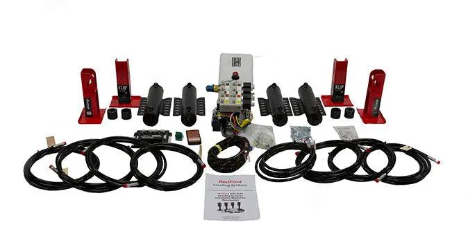 Redfoot Hydraulic Flip Levelling System with Remote for Caravans - Everything Caravans