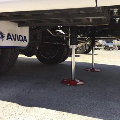 Redfoot Hydraulic Isuzu Motorhome Levelling System - Everything Caravans