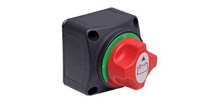 Rotary Battery Isolator Switch Ideal for Lithium Battery installs - Surface Mount - Everything Caravans