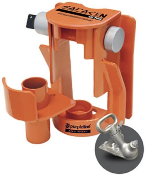 Saracen Ultra Hitch Lock Suits Australian Standard 50mm Ball Hitches on Vehicle and Off - Everything Caravans