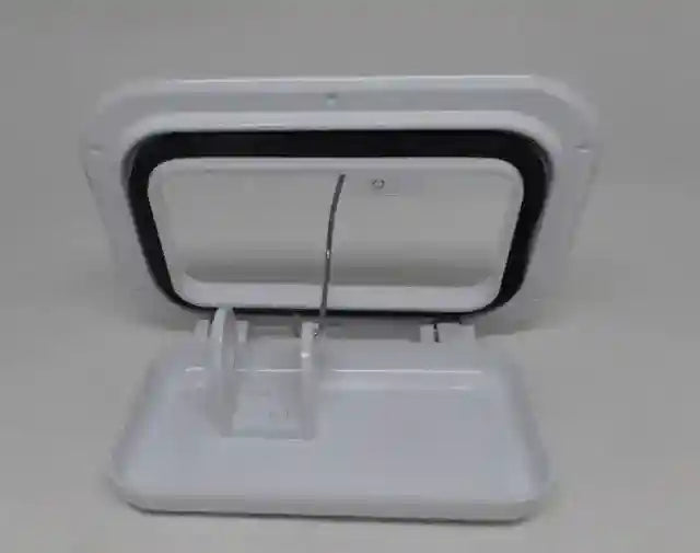 Small Scupper Vent White - Alloy - Everything Caravans