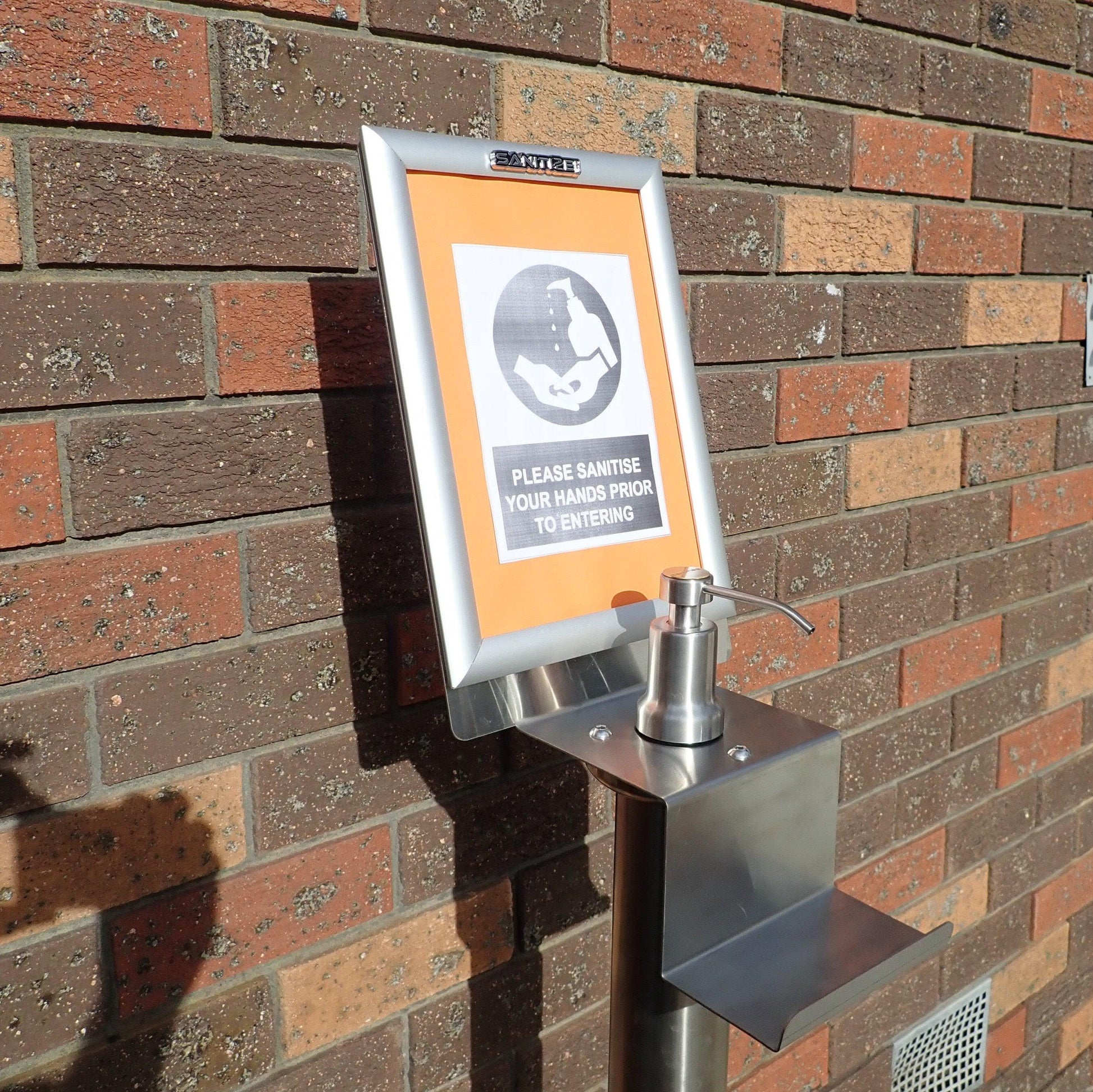 Stainless Steel Hand Sanitiser Station Free Shipping Nationwide - Everything Caravans