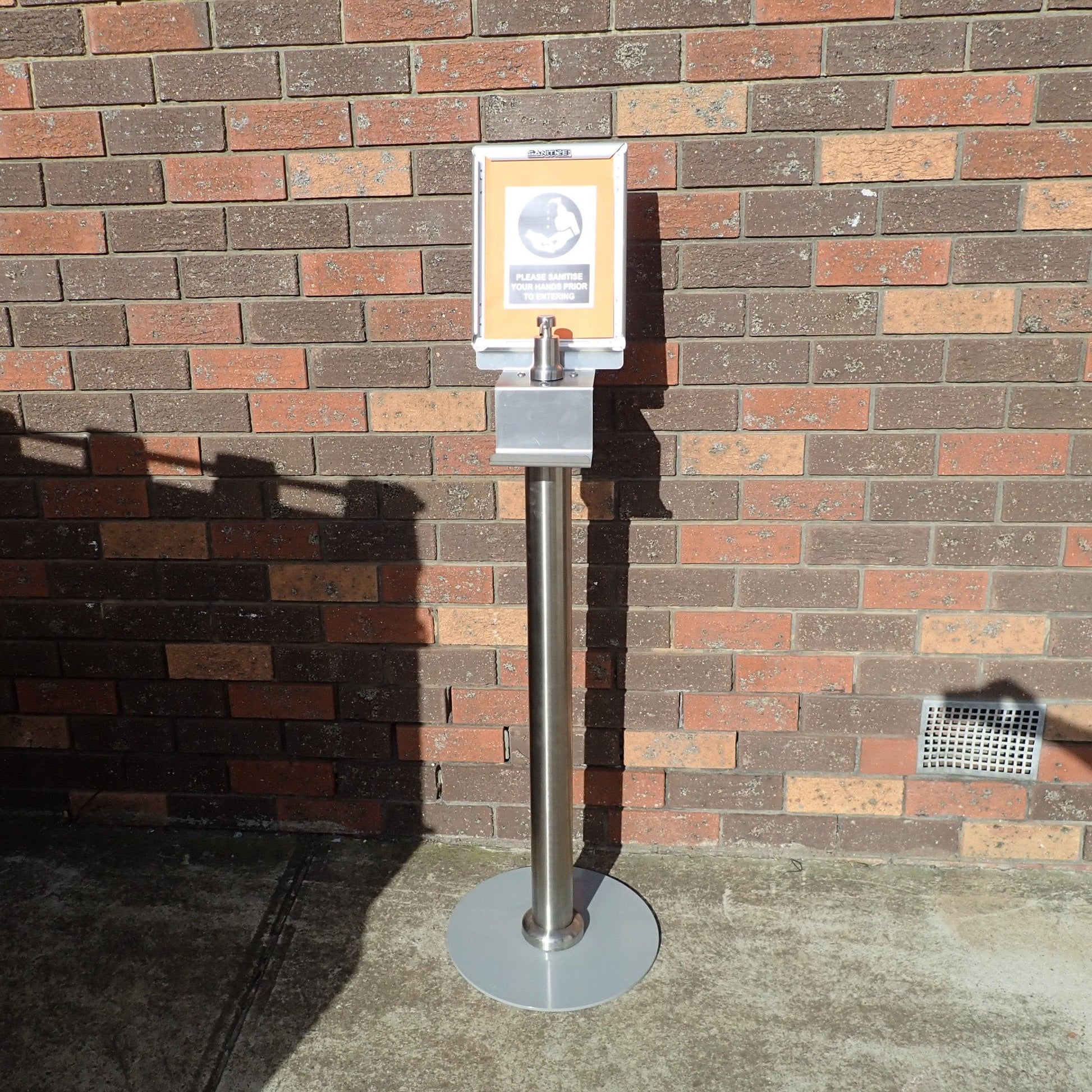 Stainless Steel Hand Sanitiser Station Free Shipping Nationwide - Everything Caravans