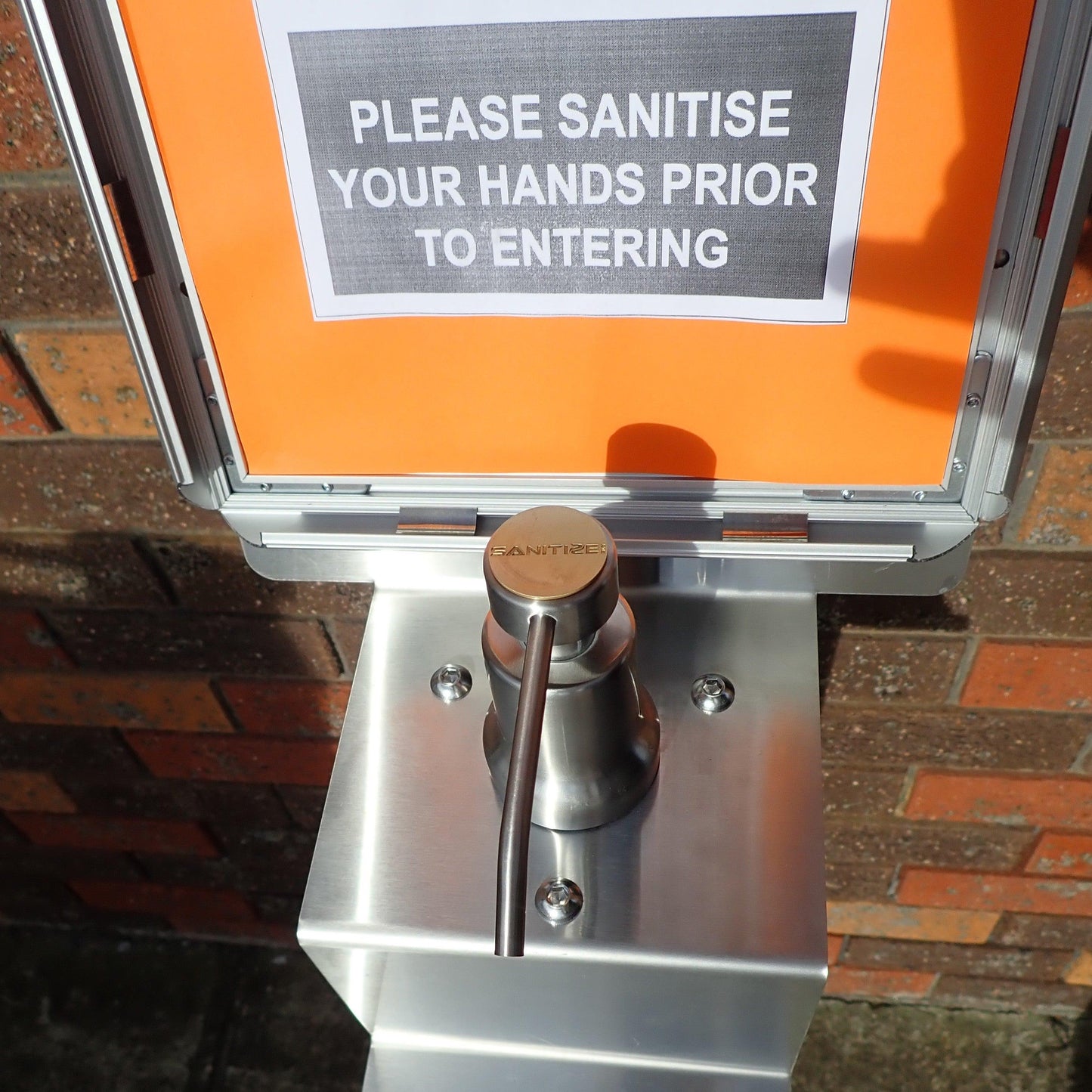 Stainless Steel Hand Sanitiser Station Free Shipping Nationwide - Everything Caravans