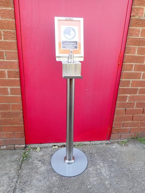 Stainless Steel Hand Sanitiser Station Free Shipping Nationwide - Everything Caravans