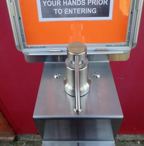 Stainless Steel Hand Sanitiser Station Free Shipping Nationwide - Everything Caravans