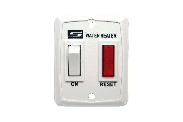 Suburban Switch and Plate Assembly White for SW6DA. - Everything Caravans
