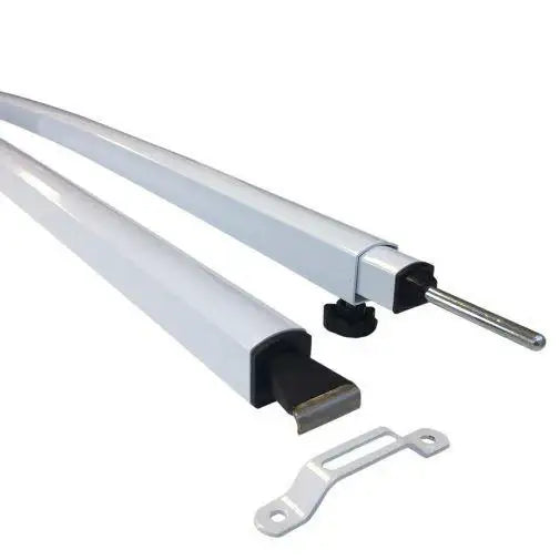 Supex Acute Curved Caravan Awning Rafter White - Everything Caravans