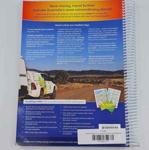 Camps 11 Australia Wide A4 Camp Site Book Spiral Bound - Everything Caravans