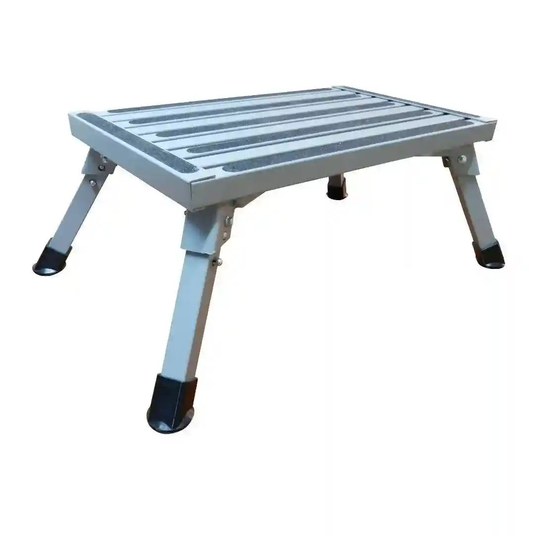 Folding Metal Caravan Step with 150Kg Weight Rating - Everything Caravans