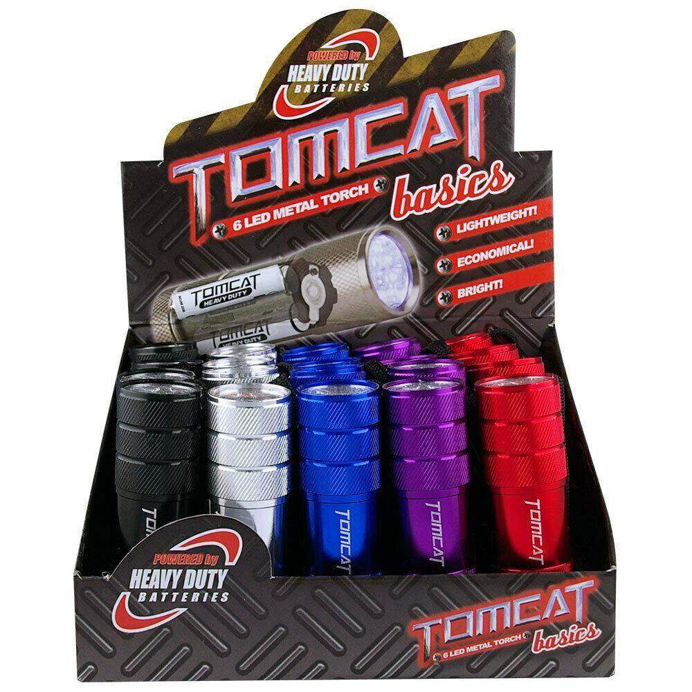 tomcat 6 Led Pocket torch includes Batteries - Everything Caravans