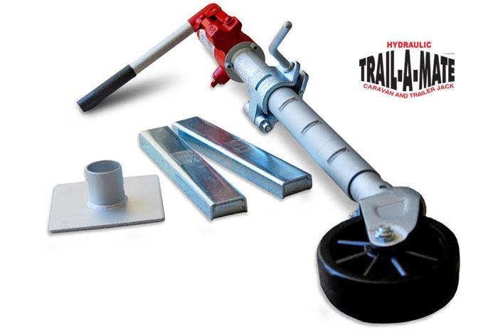 Trail-A-Mate Hydraulic Jockey Wheel and Jack Kit 1000Kg - Everything Caravans