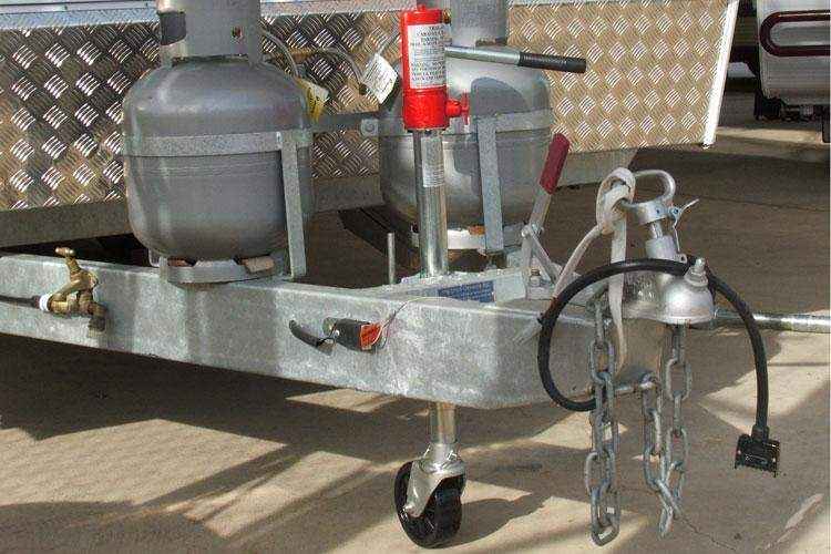 Trail-A-Mate Hydraulic Jockey Wheel and Jack Kit 1000Kg - Everything Caravans