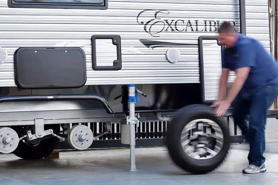 Trail-A-Mate Hydraulic Jockey Wheel and Jack Kit 1500Kg - Everything Caravans