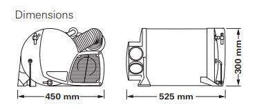 Truma Combi D6 Diesel Air Heater with Hot Water Service - Everything Caravans