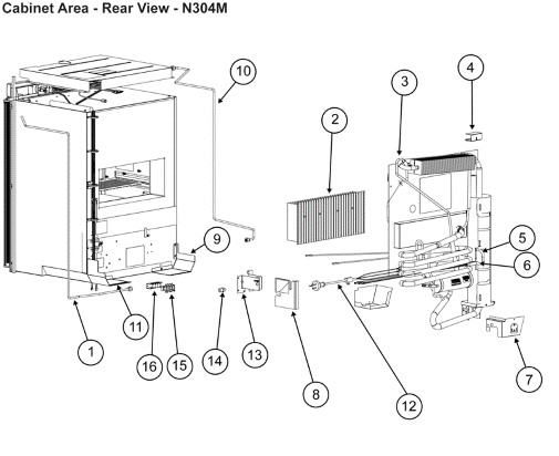 Thetford Cooling Unit Kit N304M - Everything Caravans