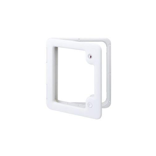Thetford Service Door 3 - RV and Caravan Hatch White 385mm x 340mm - Everything Caravans
