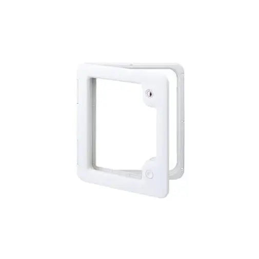 Thetford Service Door 3 - RV and Caravan Hatch White 385mm x 340mm - Everything Caravans