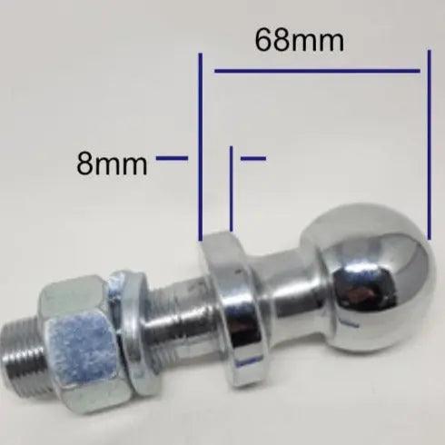 Towball 50mm Shaft to Suit USA Alloy Drop Tow Hitches - Everything Caravans