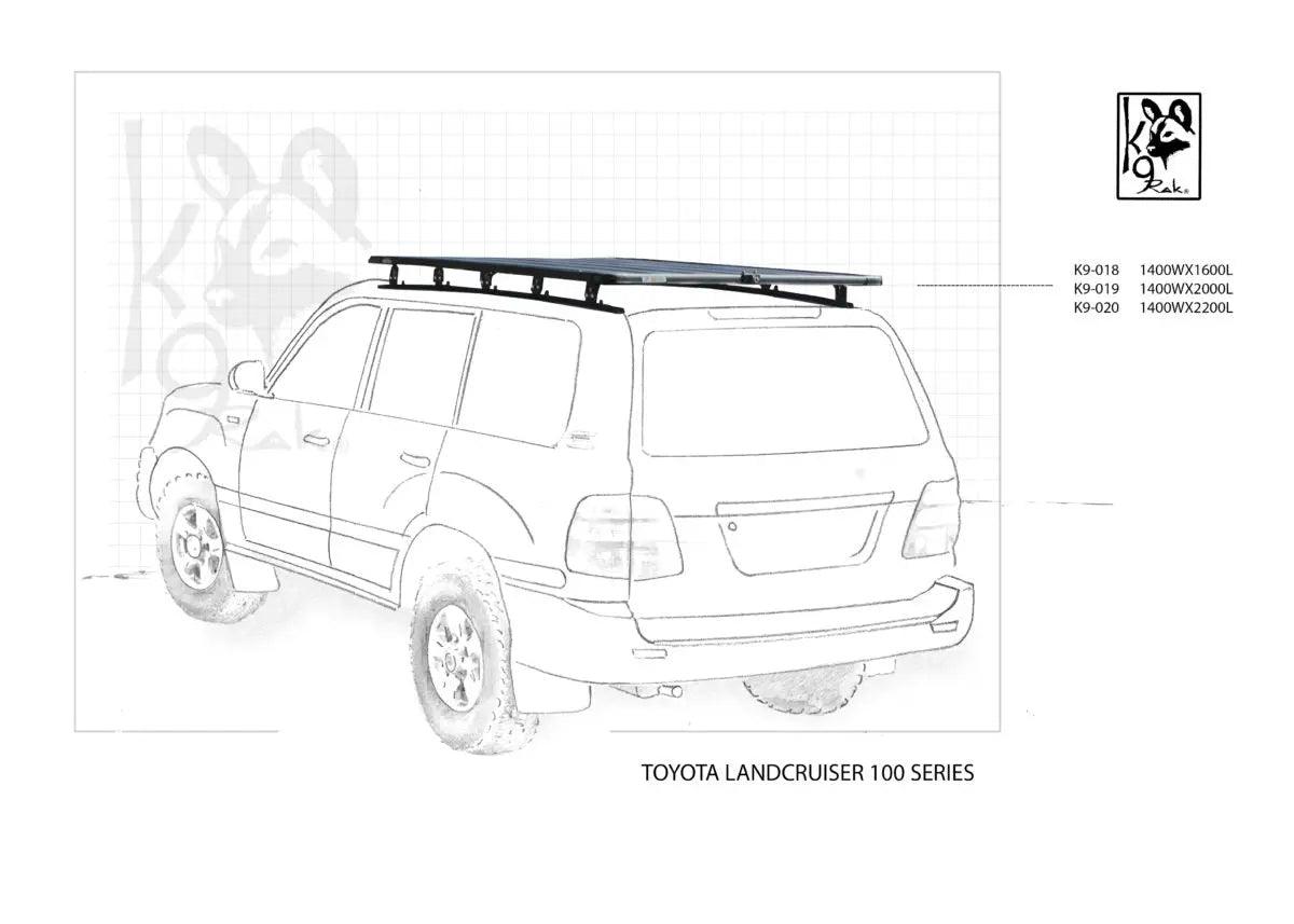 100 Series K9 Roof Racks Expedition Quality - Everything Caravans