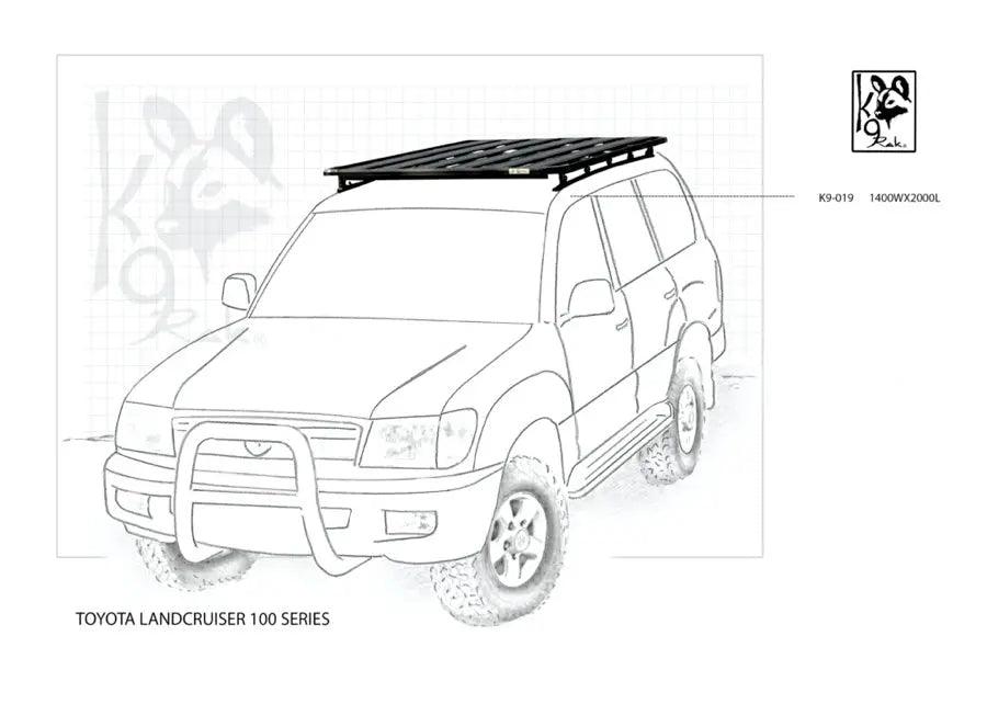 100 Series K9 Roof Racks Expedition Quality - Everything Caravans