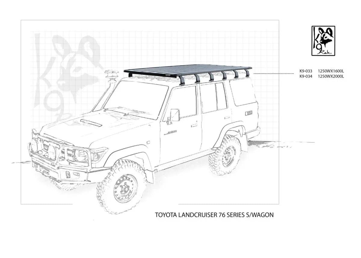 76 Series K9 Roof Racks Expedition Quality - Everything Caravans