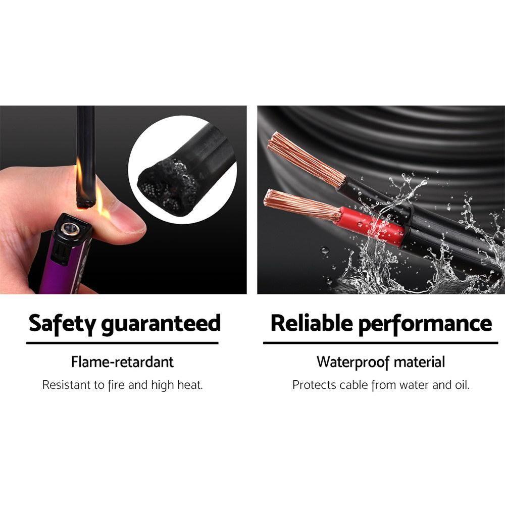 Twin Core Wire Electrical Automotive Cable 2 Sheath 450V 6mm 30M - Everything Caravans
