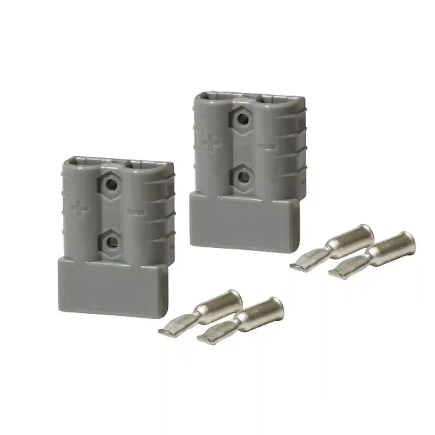 Twin Pack Heavy Duty Connector 50 amp - Grey - Everything Caravans