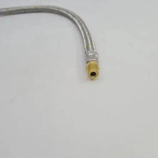 New Type Gas Hose POL to 1-4 inverted Flare Flexible Pigtail 450mm Long - Everything Caravans